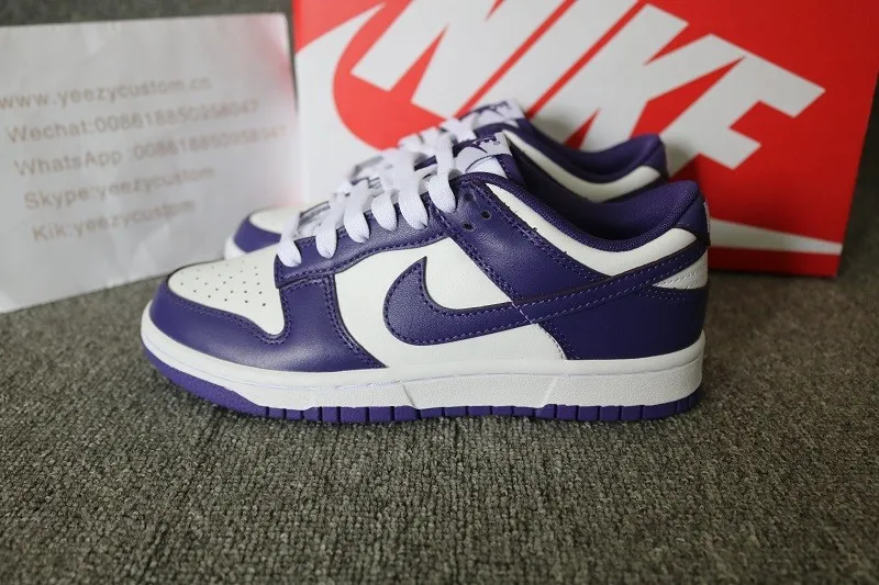 Authentic Nike Dunk Low Championship Court Purple