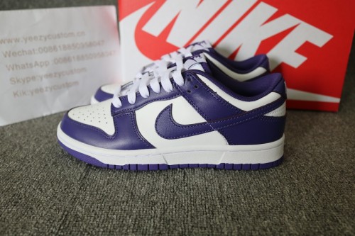 Authentic Nike Dunk Low Championship Court Purple