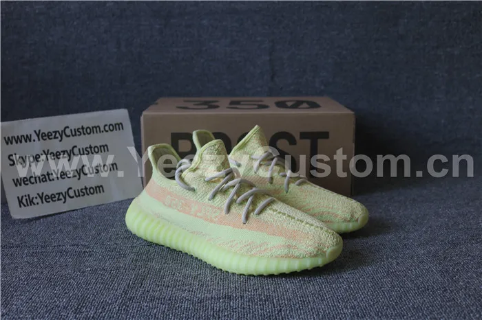 Authentic Adidas Yeezy Boost 350 V2 “Fluorescence Yellow