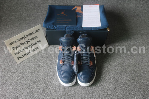 Authentic Air Jordan 4 Premium Obsidian