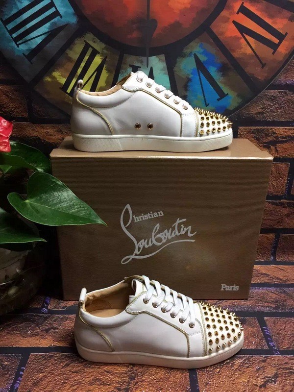 Super High End Christian Louboutin Flat Sneaker Low Top(With Receipt) - 0045
