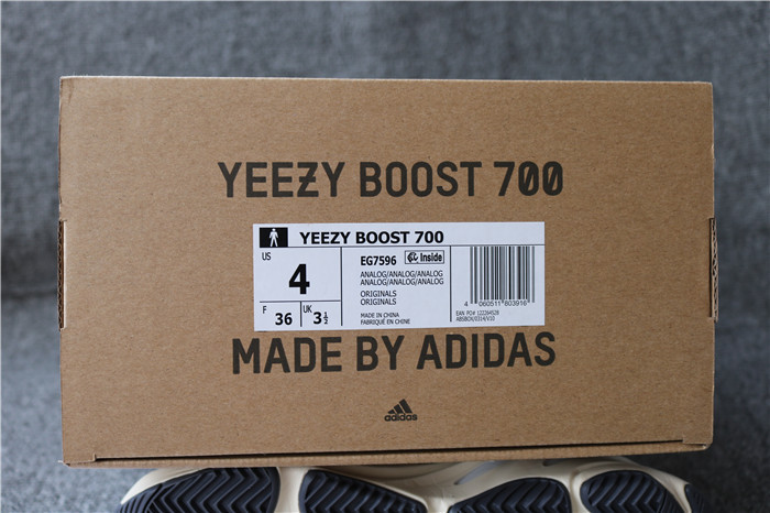 Authentic Adidas Yeezy Boost Runner 700 Cream White