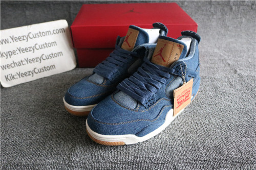 Authentic Air Jordan 4 Levis