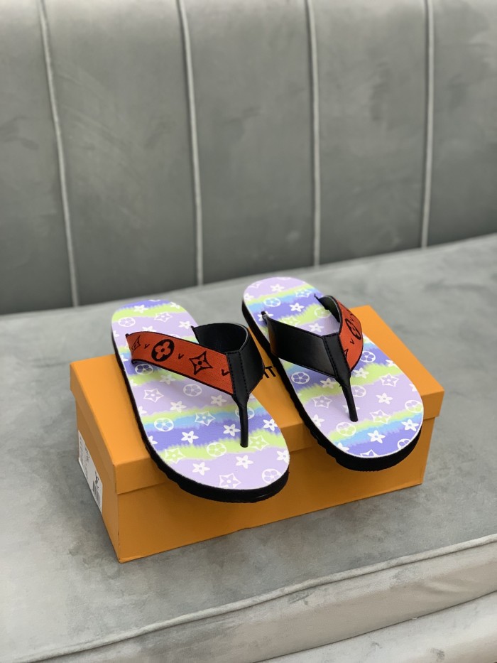 LV Slipper men Shoes 0089（2021）