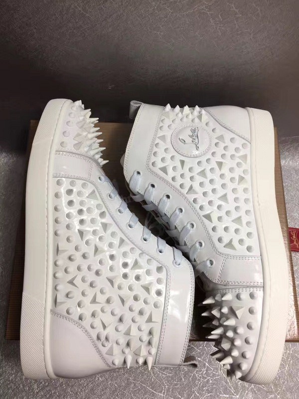 Super High End Christian Louboutin Flat Sneaker High Top(With Receipt) - 0059