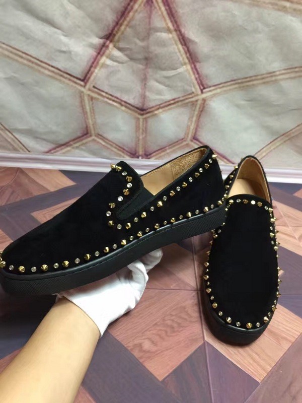 Super High End Christian Louboutin Flat Sneaker Low Top(With Receipt) - 0050