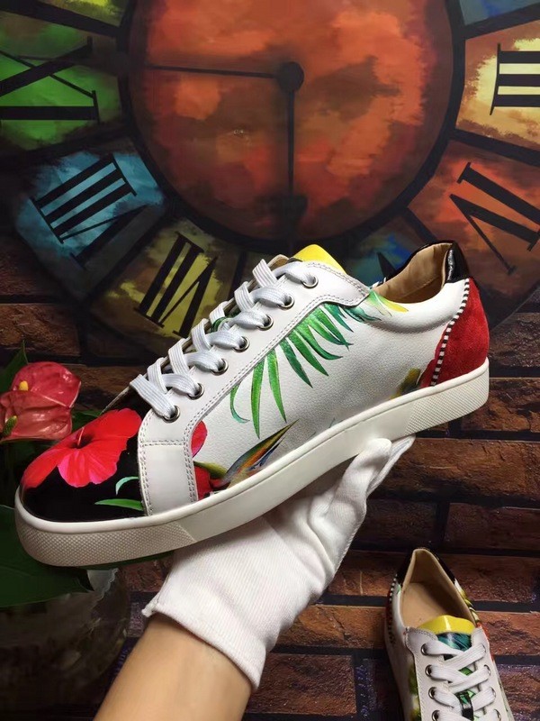 Super High End Christian Louboutin Flat Sneaker Low Top(With Receipt) - 0059