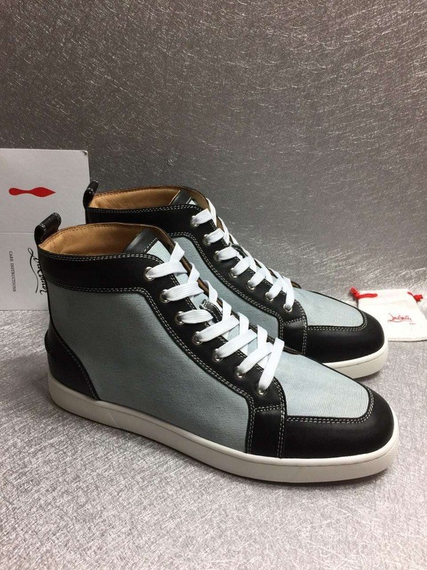 Super High End Christian Louboutin Flat Sneaker High Top(With Receipt) - 0079