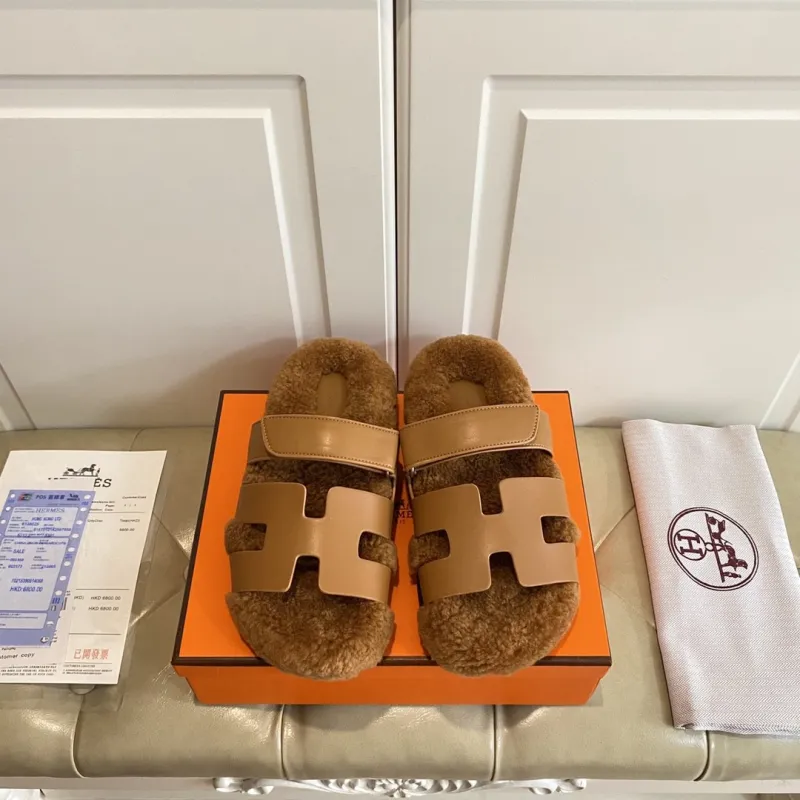 Hermes Hairy slippers 007 (2021)