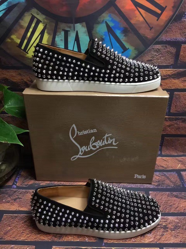 Super High End Christian Louboutin Flat Sneaker Low Top(With Receipt) - 0091