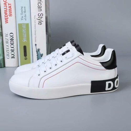 Dolce&Gabbana Studded Suede & Nylon Men and Women Sneakers-04