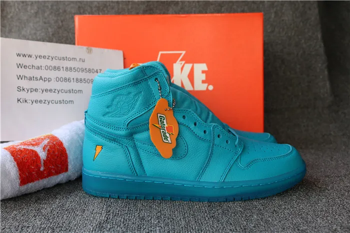 Authentic Air Jordan 1 Gatorade Blue