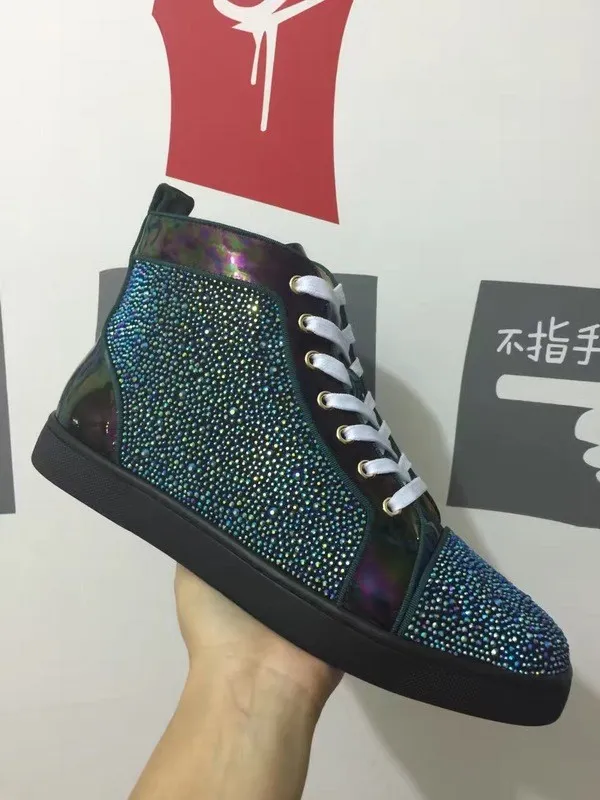Super High End Christian Louboutin Flat Sneaker High Top(With Receipt) - 0115