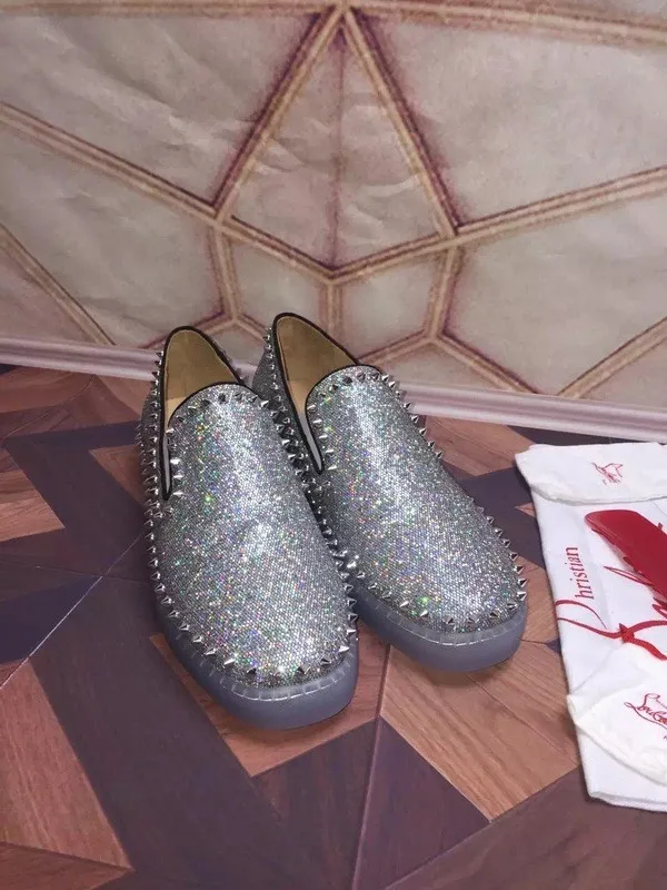 Super High End Christian Louboutin Flat Sneaker Low Top(With Receipt) - 0026