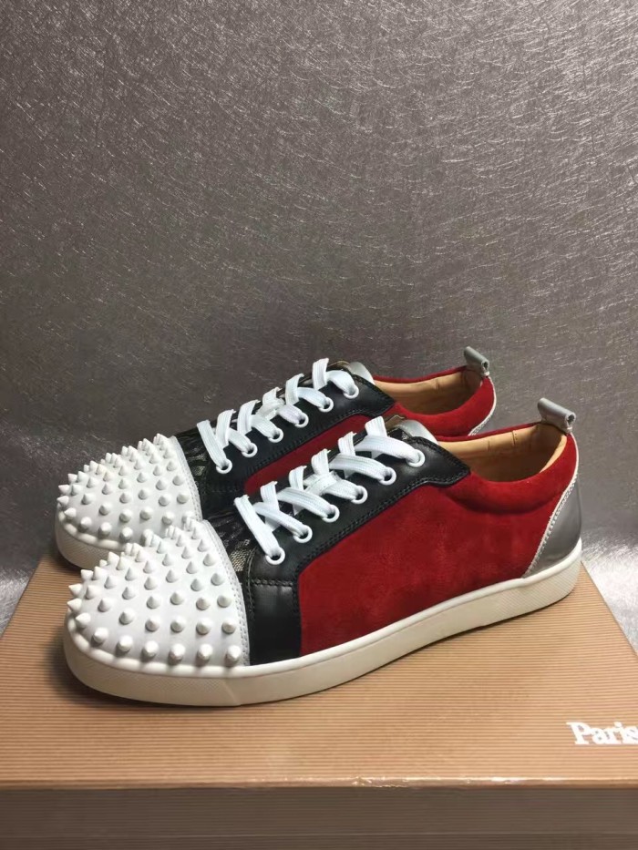 Super High End Christian Louboutin Flat Sneaker Low Top(With Receipt) - 0034