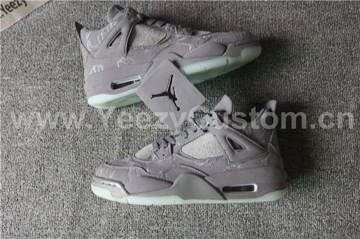 Kaws X Jordan 4 Cool Grey GS