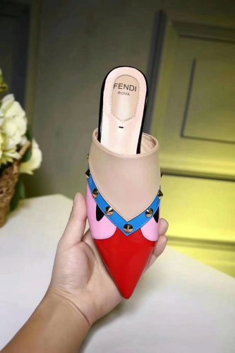 Fendi Slipper Women Shoes 0017