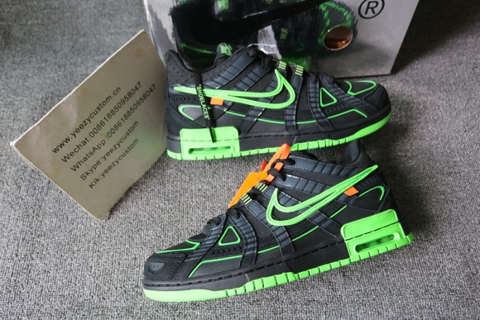 Authentic Off White X Nike Rubber Dunk Green Strike
