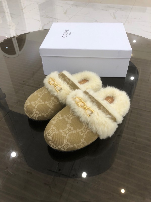 CELINE Hairy slippers 003 (2021)
