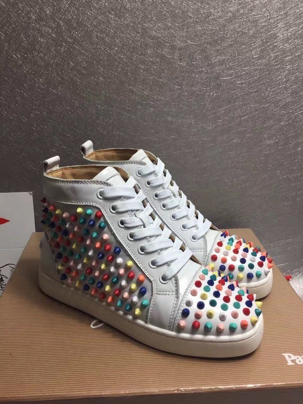 Super High End Christian Louboutin Flat Sneaker High Top(With Receipt) - 0020