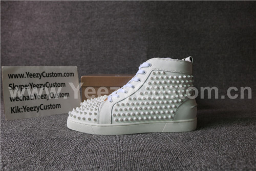 Super High End Christian Louboutin Flat Sneaker High Top(With Receipt) - 0016