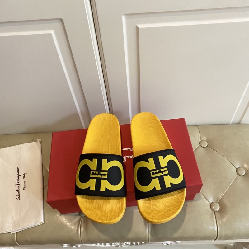 Ferragamo Slippers Men shoes 007（2021）