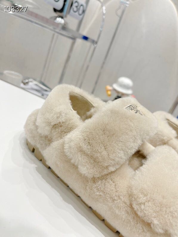 Prada Hairy slippers 0012 (2021)