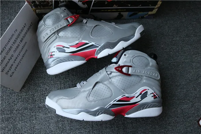 Authentic Air Jordan 8 Reflective