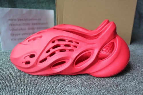 Authentic Adidas Yeezy Foam Runner Vermilion Men Shoes