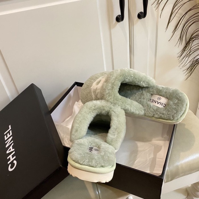 Chanel Hairy slippers 004 (2021)