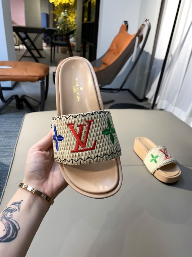 LV Slipper men Shoes 00101（2021）