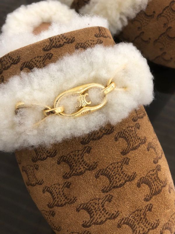 CELINE Hairy slippers 001 (2021)