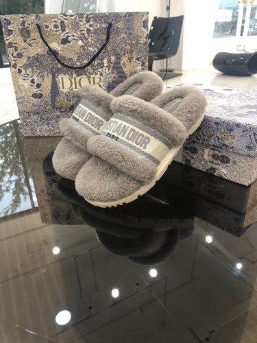 Dior Hairy slippers 003（2021）