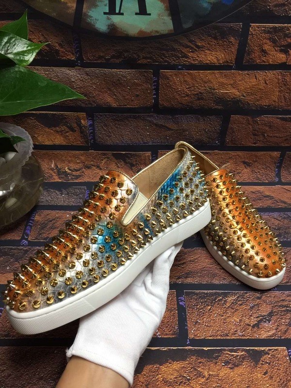 Super High End Christian Louboutin Flat Sneaker Low Top(With Receipt) - 0055