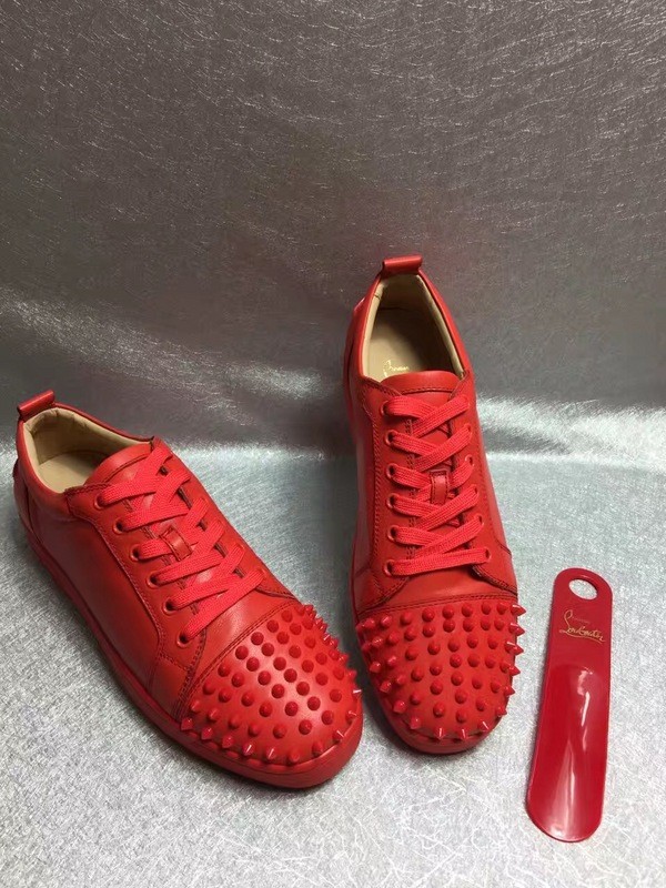 Super High End Christian Louboutin Flat Sneaker Low Top(With Receipt) - 0012