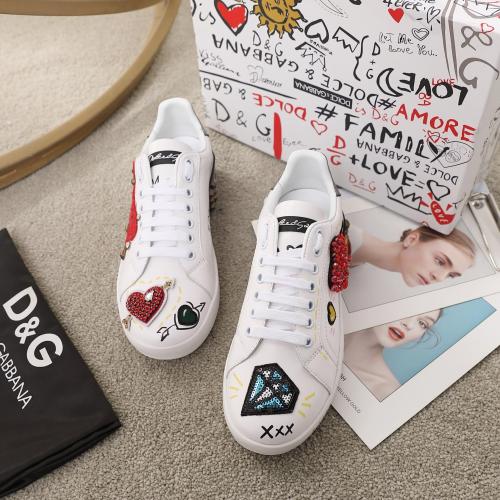 Dolce&Gabbana Studded Suede & Nylon Men and Women Sneakers-013