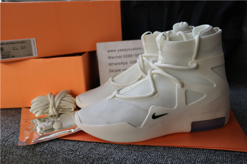 Authentic Nike Air Fear Of God 1 Sail