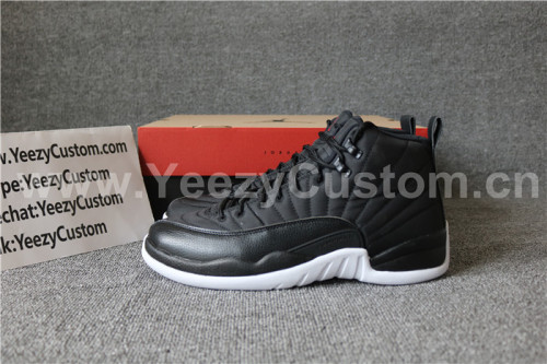 Authentic Air Jordan 12 Black Nylon