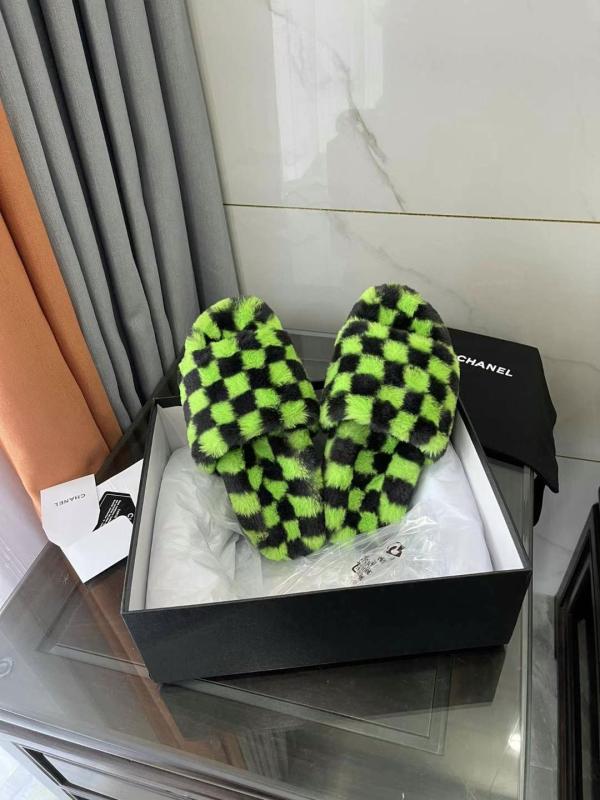 Chanel Hairy slippers 0027 (2021)