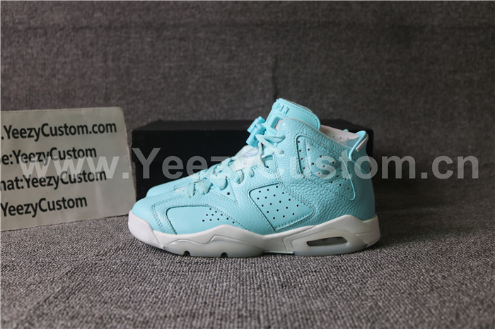 Authentic Air Jordan 6  Still Blue  GS