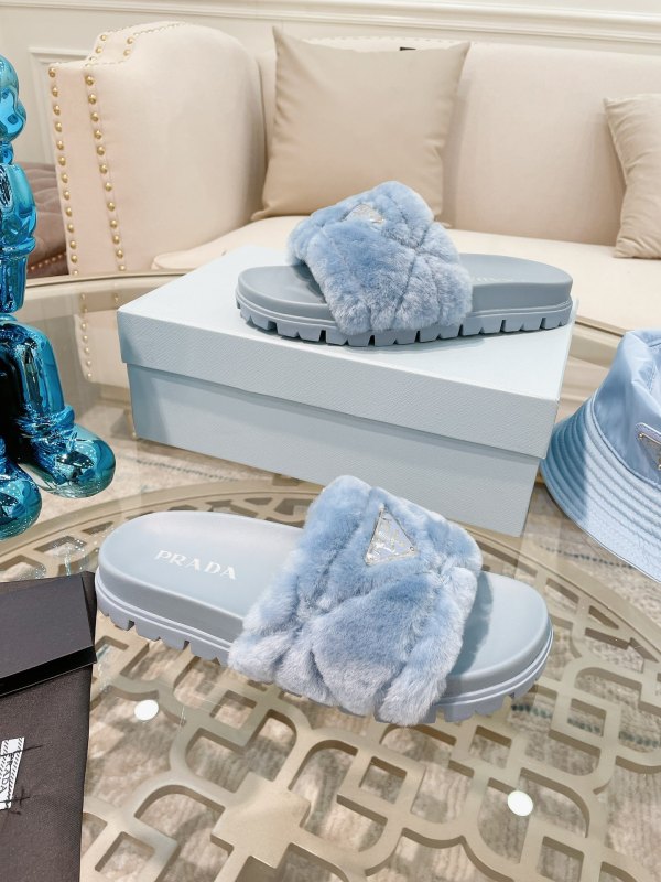 Prada Hairy slippers 0016 (2021)
