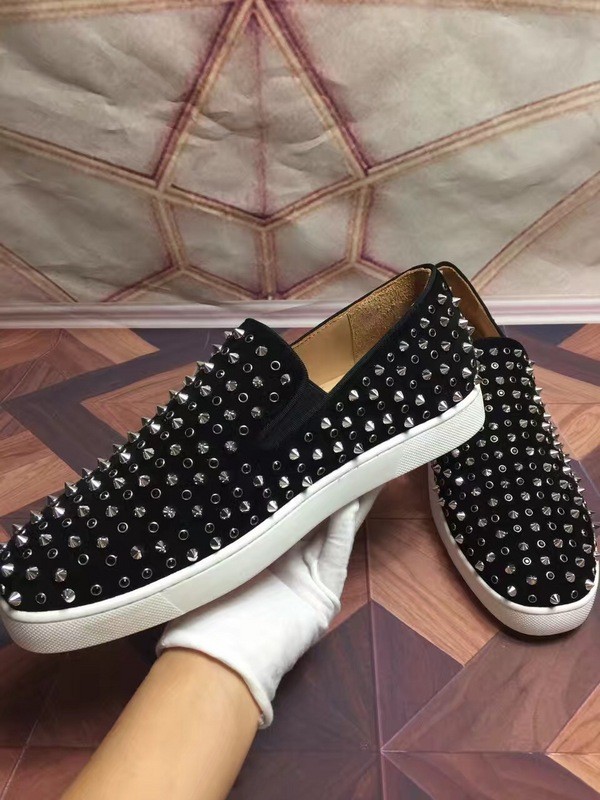 Super High End Christian Louboutin Flat Sneaker Low Top(With Receipt) - 0048
