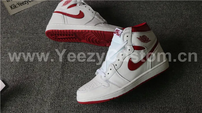 Authentic Air Jordan 1 Metallic Red