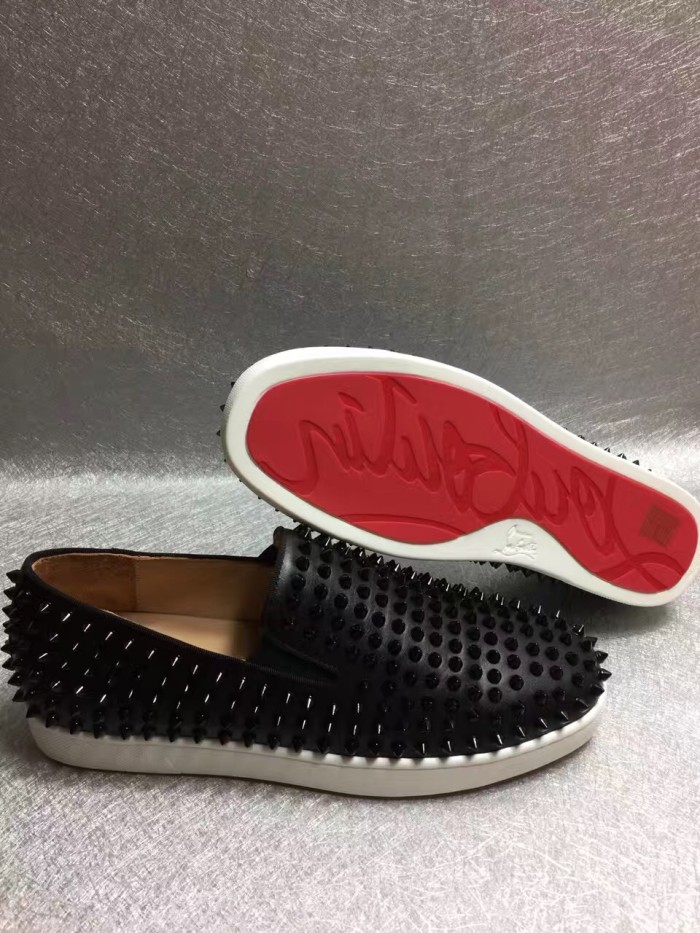 Super High End Christian Louboutin Flat Sneaker Low Top(With Receipt) - 0117