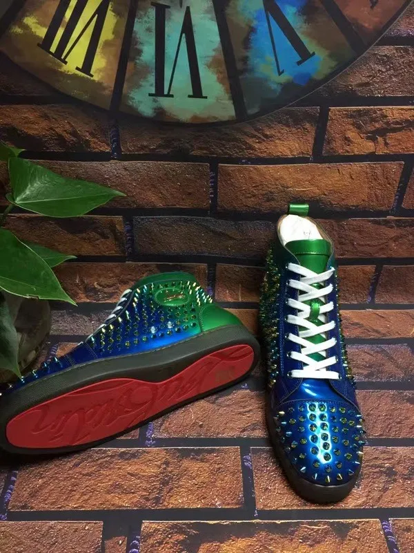 Super High End Christian Louboutin Flat Sneaker High Top(With Receipt) - 0133