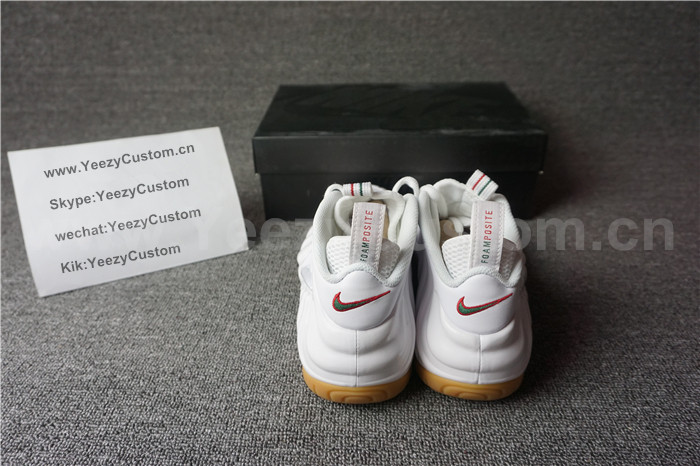 Authentic Nike Air Foamposite One Pro “White Gucci”