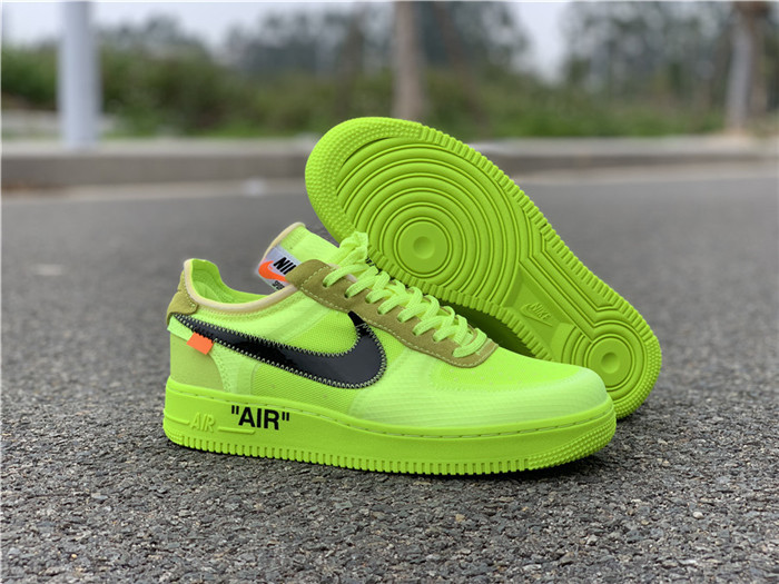 Authentic OFF-WHITE x Nike Air Force 1 “Volt”