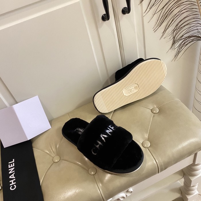 Chanel Hairy slippers 0024 (2021)