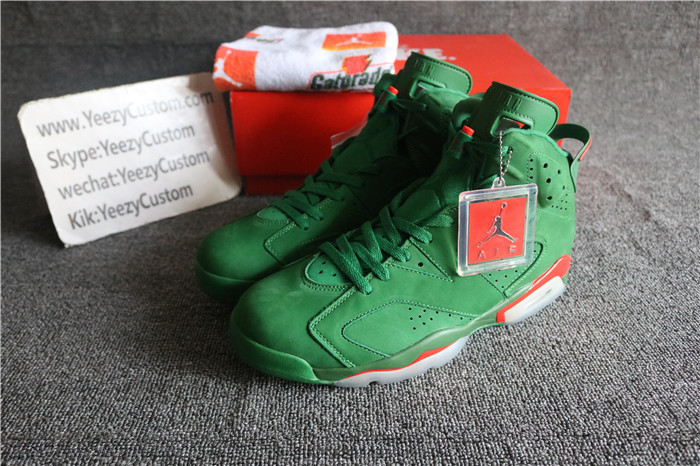 Authentic Air Jordan 6 Gatorade Green