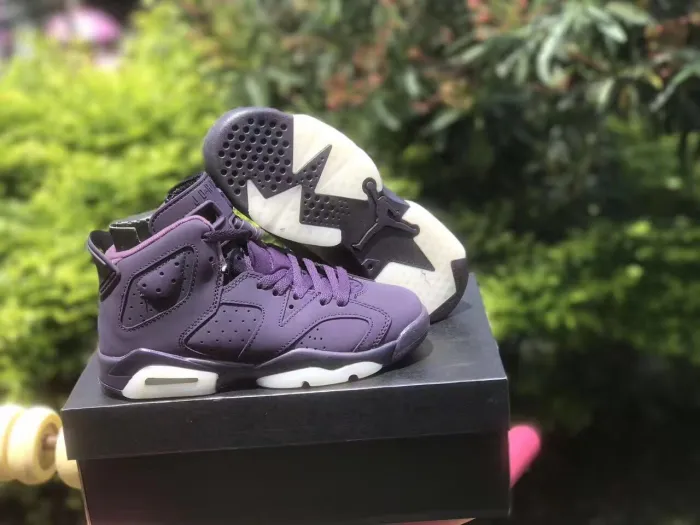Authentic Air Jordan 6 Purple GS